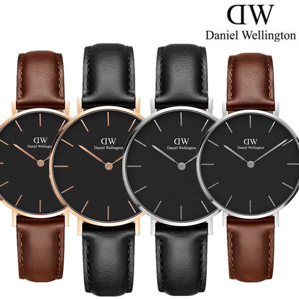 Mens Daniel Wellington DW Luxury Watches 40MM New Arrival Quartz Watch Male Black Leather Sport Clock Men Orologio Montre With Original Box
Mens Daniel Wellington DW Luxury Watches 40MM New Arrival Quartz Watch Male Black Leather Sport Clock Men Orologio Montre With Original Box