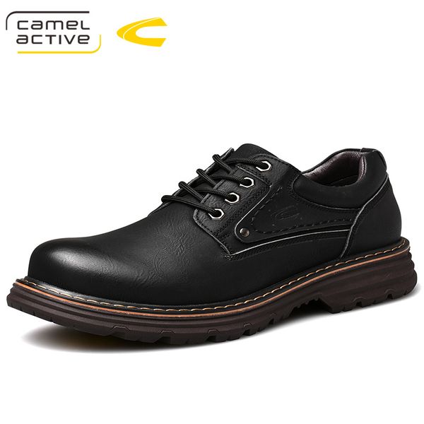 camel active new men's casual shoes genuine leather autumn business wedding wild retro soft scrub split leather men shoes, Black
camel active new men's casual shoes genuine leather autumn business wedding wild retro soft scrub split leather men shoes, Black