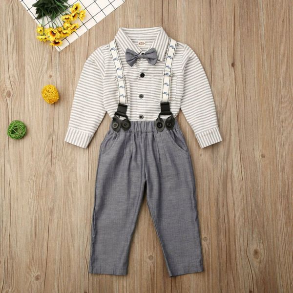1-6y 2pcs 2019 fashion new toddler baby boys clothes gray cotton + bib pants overall baby clothes children outfit, White
1-6y 2pcs 2019 fashion new toddler baby boys clothes gray cotton + bib pants overall baby clothes children outfit, White