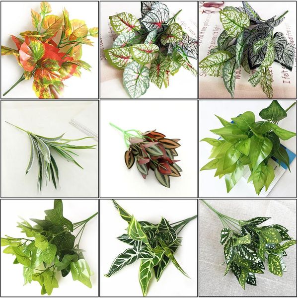 13styles 35cm artificial plant leaf flower with plastic green grass tree plant fake leaf for home wedding l party decor
13styles 35cm artificial plant leaf flower with plastic green grass tree plant fake leaf for home wedding l party decor