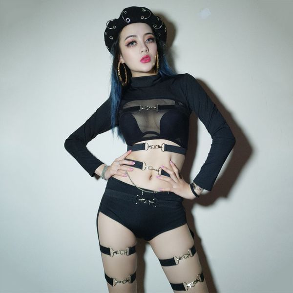 fashion jazz dance costumes women dj rave outfit black nightclub pole dance bikini performance clothing gogo dancers wear dc3705, Black;red
fashion jazz dance costumes women dj rave outfit black nightclub pole dance bikini performance clothing gogo dancers wear dc3705, Black;red