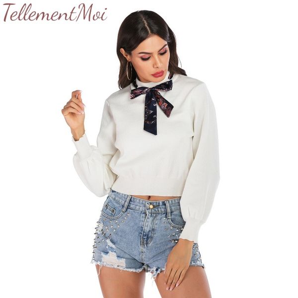 women sweaters and pullovers autumn sweater long sleeve pull jumper solid pullover female casual slim knitted short sweater, White;black
women sweaters and pullovers autumn sweater long sleeve pull jumper solid pullover female casual slim knitted short sweater, White;black