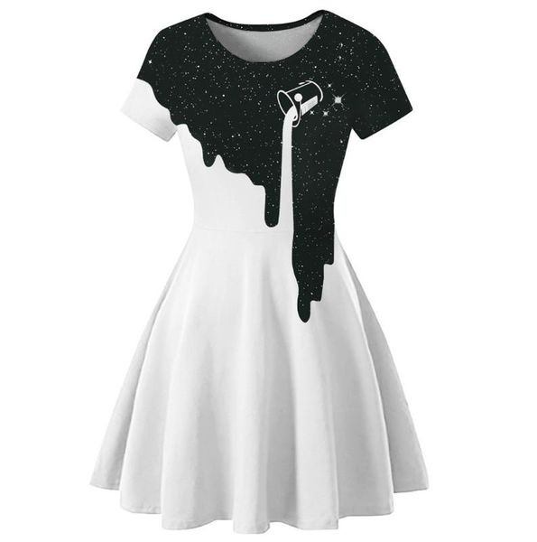 2020 popular fashion women 3d moon printed short sleeve o-neck beach dress knee-length skirt vintage cover ups casual dress #lr3
2020 popular fashion women 3d moon printed short sleeve o-neck beach dress knee-length skirt vintage cover ups casual dress #lr3