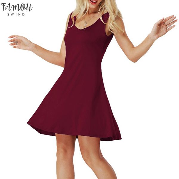fashion vintage dresses casual elegant women summer dress sleeveless v-neck knee-length dress beach party skater dress, Black;gray
fashion vintage dresses casual elegant women summer dress sleeveless v-neck knee-length dress beach party skater dress, Black;gray