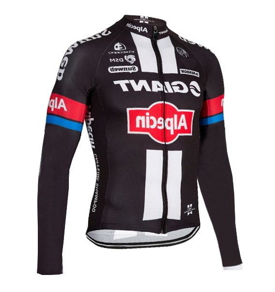 

winter fleece thermal only cycling jackets clothing long jersey ropa ciclismo giant alpecin pro team black red g02 size:xs-4xl g05