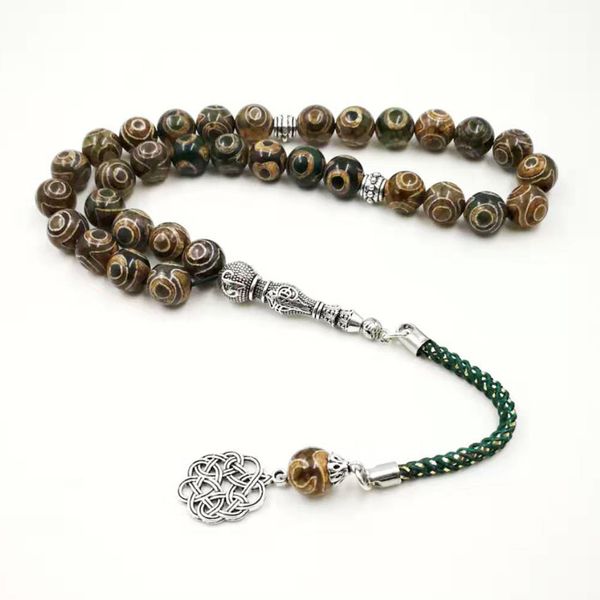 natural agates rosary muslim 33 tasbih islam misbaha gift for eid man's natural bracelet prayer beads 33 66 99beads stone rosary, Golden;silver 
natural agates rosary muslim 33 tasbih islam misbaha gift for eid man's natural bracelet prayer beads 33 66 99beads stone rosary, Golden;silver