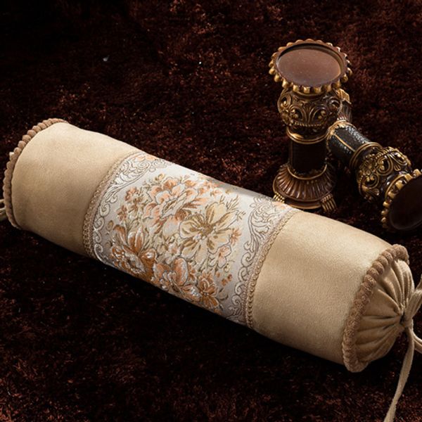 50x15cm classical luxury cylindrical pillowcase sofa jacquard candy shaped cushion cover backrest home decoration waist pillow 
50x15cm classical luxury cylindrical pillowcase sofa jacquard candy shaped cushion cover backrest home decoration waist pillow