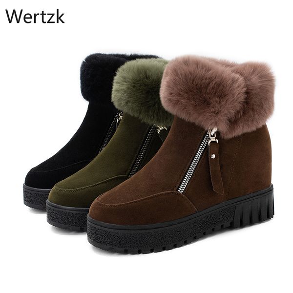 women's winter ankle boots female zipper flock platform snow boot ladies plush sneakers casual flat shoes woman footwear a881, Black
women's winter ankle boots female zipper flock platform snow boot ladies plush sneakers casual flat shoes woman footwear a881, Black