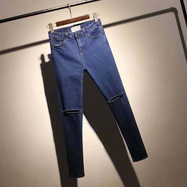 the new 2019 high-waisted, ripped knee jeans are slimmer and slimmer. the new 2019 high-waisted, ripped knee jeans are slimmer and slimmer, Blue
the new 2019 high-waisted, ripped knee jeans are slimmer and slimmer. the new 2019 high-waisted, ripped knee jeans are slimmer and slimmer, Blue