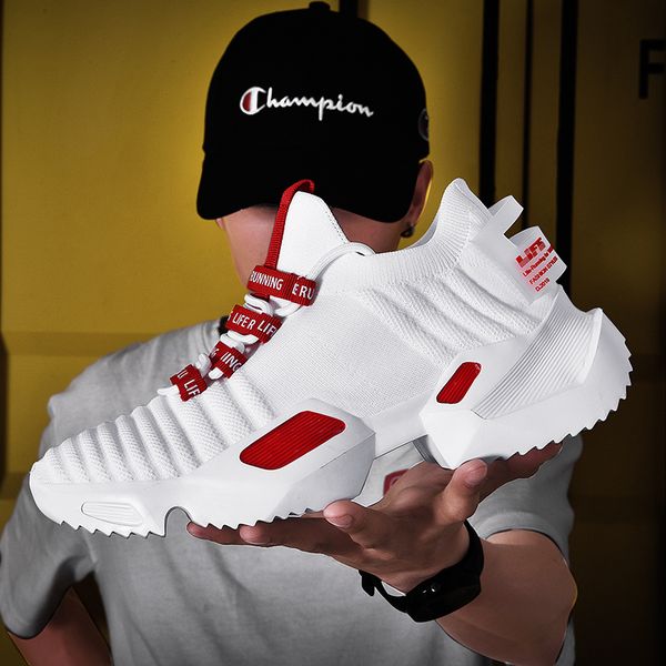 2019 stylish four seasons running shoes for men white sneakers lace-up lightweight breathable walking shoes
2019 stylish four seasons running shoes for men white sneakers lace-up lightweight breathable walking shoes