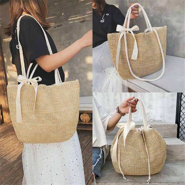2019 new fashion women casual straw bag summer beach woven bag shoulder tote shoulder handbag shopping bags
2019 new fashion women casual straw bag summer beach woven bag shoulder tote shoulder handbag shopping bags