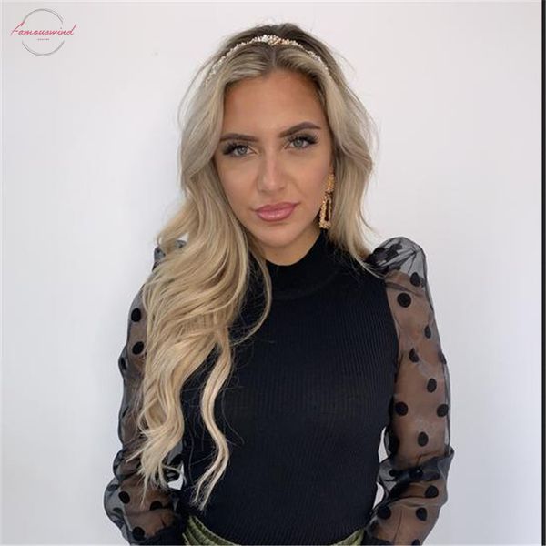 2019 осень новая мода женщины полька dot sheer o шеи см через длинные рукава puff v шеи топы клуба элегантные футболки, White
2019 осень новая мода женщины полька dot sheer o шеи см через длинные рукава puff v шеи топы клуба элегантные футболки, White