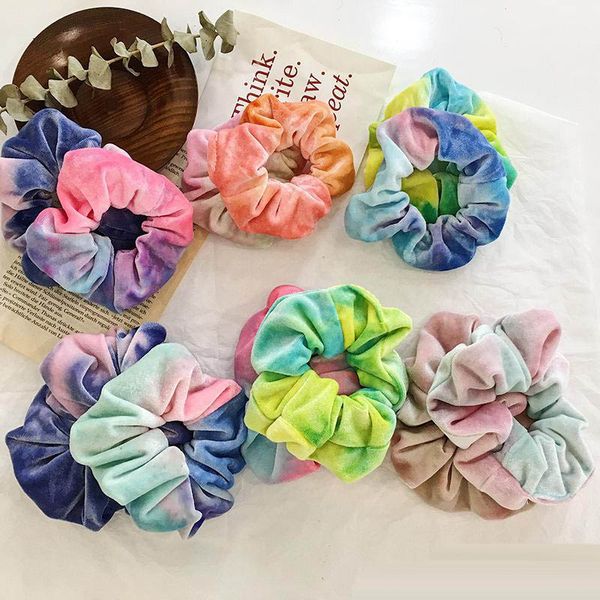 6 color women girls winter thick gradient mermaid velvet elastic ring hair ties accessories ponytail holder hairband rubber band scrunchies, Slivery;white
6 color women girls winter thick gradient mermaid velvet elastic ring hair ties accessories ponytail holder hairband rubber band scrunchies, Slivery;white