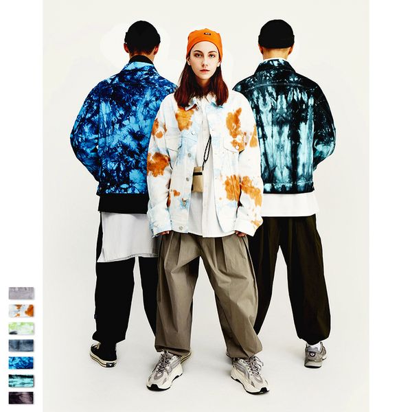 vimass 2020 women's jacket denim jacket irregular tie-dye multicolor denim slim fit fashion men hiphop multicolor, Black;brown
vimass 2020 women's jacket denim jacket irregular tie-dye multicolor denim slim fit fashion men hiphop multicolor, Black;brown