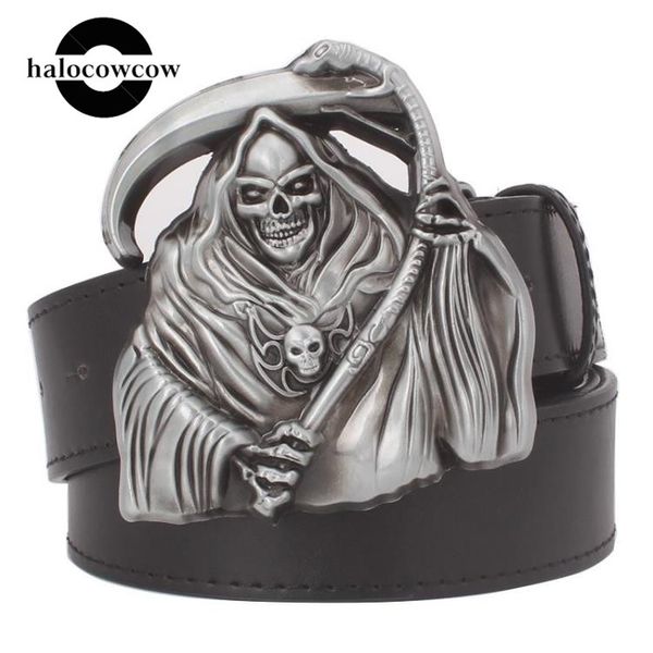 buckle belt men leather wizard grim reaper skulls buckle belts mens sickle novelty punk waist straps belt black brown
buckle belt men leather wizard grim reaper skulls buckle belts mens sickle novelty punk waist straps belt black brown