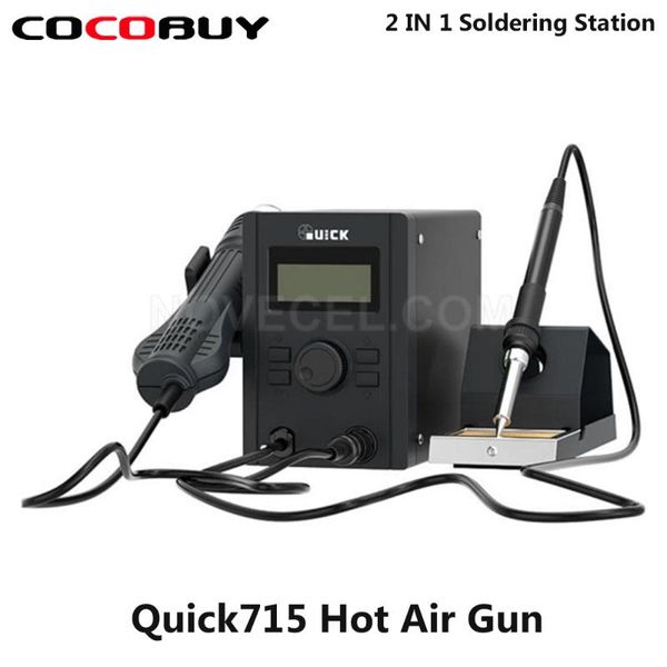 quick 715 air gun 2 in 1 soldering station for mobile phone motherboard repair welding tool station handle soldering
quick 715 air gun 2 in 1 soldering station for mobile phone motherboard repair welding tool station handle soldering