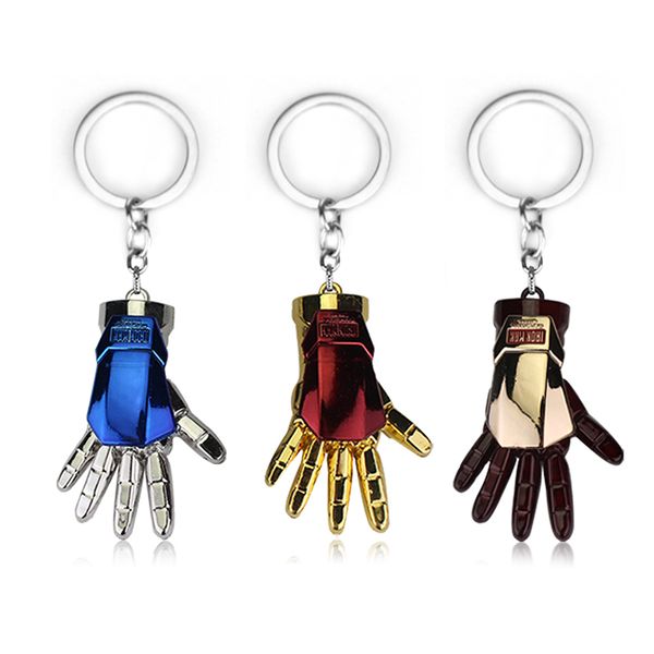 new arrival the iron man hand keychain metal key chain 3 color light alloy key ring chain statement jewelry, Silver
new arrival the iron man hand keychain metal key chain 3 color light alloy key ring chain statement jewelry, Silver