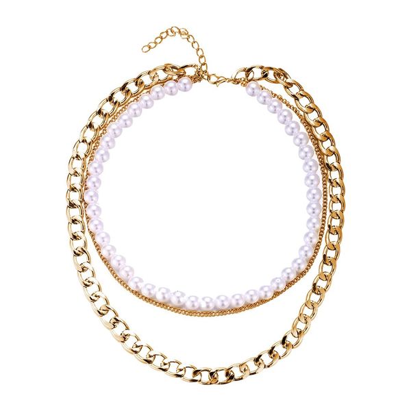 pearl necklace collier femme collares statement multilayer choker statement jewelry women simulated pearl necklaces pendants, Silver
pearl necklace collier femme collares statement multilayer choker statement jewelry women simulated pearl necklaces pendants, Silver