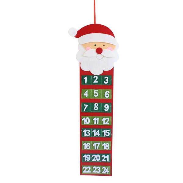1pc felt santa claus christmas advent calendar & pockets felt kids wall hanging countdown decors
1pc felt santa claus christmas advent calendar & pockets felt kids wall hanging countdown decors