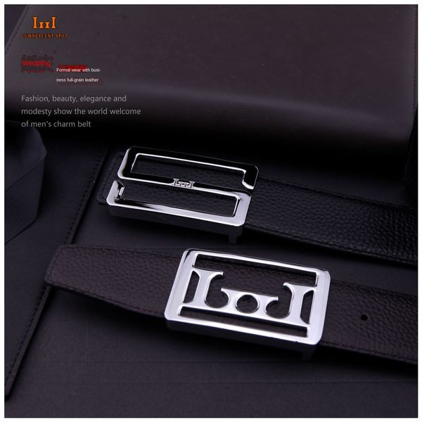 genuine leather buckle business layer cowhide soft men's genuine leather buckle business belt men's layer cowhide soft belt, Black;brown
genuine leather buckle business layer cowhide soft men's genuine leather buckle business belt men's layer cowhide soft belt, Black;brown