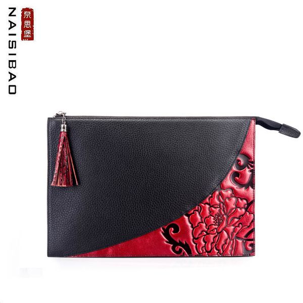 naisibao 2019 new women genuine leather bag cowhide fashion tassel luxury designer women genuine leather envelope clutch bag
naisibao 2019 new women genuine leather bag cowhide fashion tassel luxury designer women genuine leather envelope clutch bag