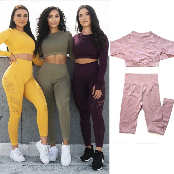 женщины фитнес одежда наборы с длинным рукавом растениеводство топ и леггинсы костюм конфеты цвет мода упражнения костюм быстросохнущие йога
женщины фитнес одежда наборы с длинным рукавом растениеводство топ и леггинсы костюм конфеты цвет мода упражнения костюм быстросохнущие йога