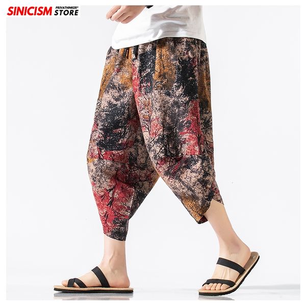 sinicism store men vintage cross pants mens 2020 summer calf-length 5xl pants trousers male printing chinese style harem, Black
sinicism store men vintage cross pants mens 2020 summer calf-length 5xl pants trousers male printing chinese style harem, Black