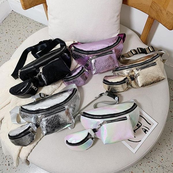 waist bags 2pcs metal color bag for women fashion solid zipper chest pu leather fanny pack teenagers hip phone #20
waist bags 2pcs metal color bag for women fashion solid zipper chest pu leather fanny pack teenagers hip phone #20