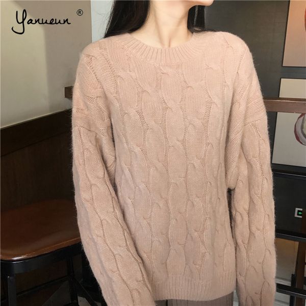 yanueun women's soft pullover sweater women turtleneck knitted solid thick sweaters loose korean style autumn winter fashion, White;black
yanueun women's soft pullover sweater women turtleneck knitted solid thick sweaters loose korean style autumn winter fashion, White;black