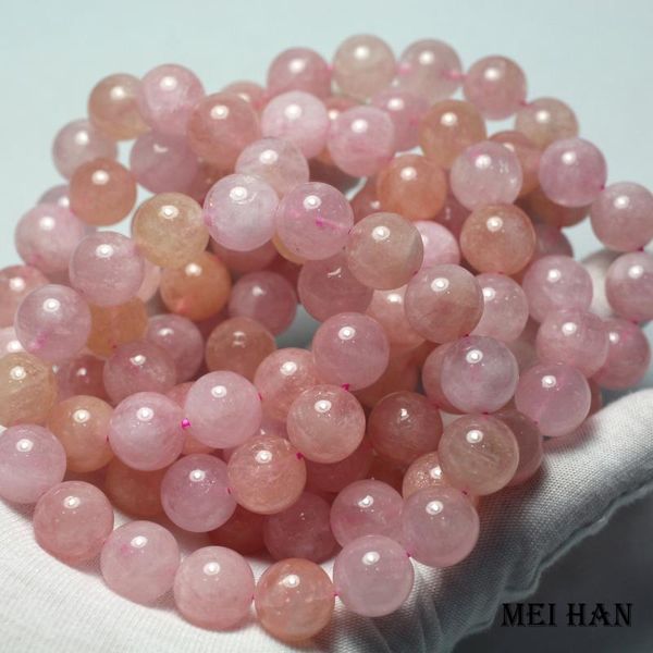 meihan natural a+ madagascar pink morganite 12mm (17beads/set/45g) smooth round loose gem stone beads for jewelry making
meihan natural a+ madagascar pink morganite 12mm (17beads/set/45g) smooth round loose gem stone beads for jewelry making