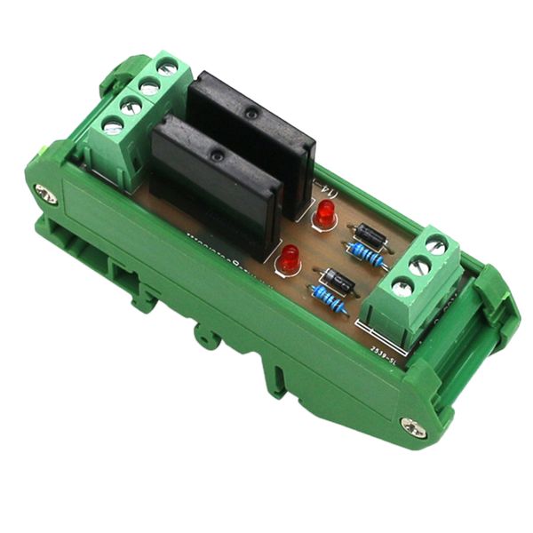 2-channel 12v/24v 2a solid state relay shield module board with base for mcu, npn input signal
2-channel 12v/24v 2a solid state relay shield module board with base for mcu, npn input signal