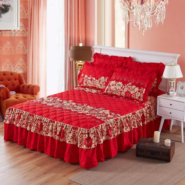 30 bed skirt double lace bed skirt bedspread polyester sheet for wedding housewarming gift cover with elastic band
30 bed skirt double lace bed skirt bedspread polyester sheet for wedding housewarming gift cover with elastic band
