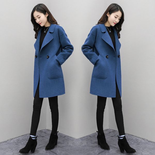 kmetram autumn winter jacket women woolen coat female korean long coats and jackets women clothes 2019 chaqueta mujer my2203, Black
kmetram autumn winter jacket women woolen coat female korean long coats and jackets women clothes 2019 chaqueta mujer my2203, Black