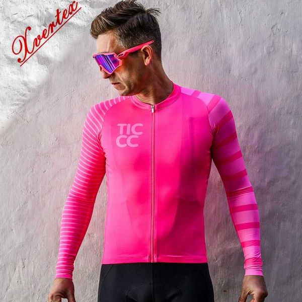 racing jackets summer/autumn team ticcc bike clothing 2021 race fit long sleeve cycling jersey men breathable mtb road riding bicycle w, Black;red
racing jackets summer/autumn team ticcc bike clothing 2021 race fit long sleeve cycling jersey men breathable mtb road riding bicycle w, Black;red
