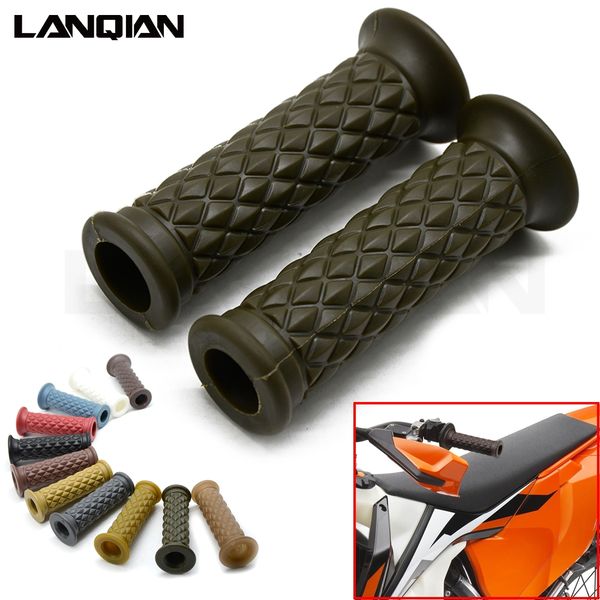 universal 7/8'' 22mm vintage rubber motorcycle handle grips coffee motorbike handlebar grips and bar ends
universal 7/8'' 22mm vintage rubber motorcycle handle grips coffee motorbike handlebar grips and bar ends
