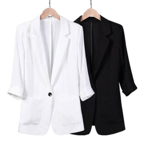 white blazer women plus size 7xl suit jacket female black blazer elegant spring outwear women feminino suit jacket q1289, White;black
white blazer women plus size 7xl suit jacket female black blazer elegant spring outwear women feminino suit jacket q1289, White;black