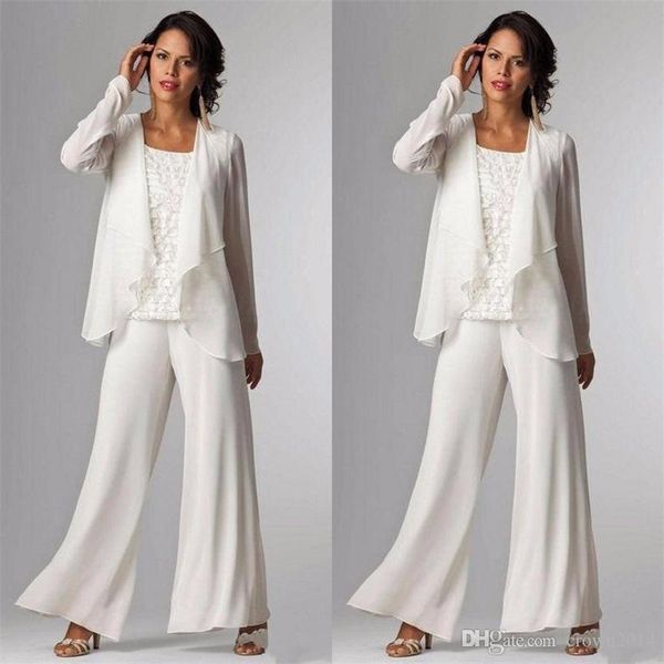 2019 elegant evening mother of the bride dresses ankle length long sleeve jackets lace pant suits for women mother groom plus size gowns, Black;red
2019 elegant evening mother of the bride dresses ankle length long sleeve jackets lace pant suits for women mother groom plus size gowns, Black;red