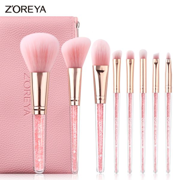 8pcs pink crystal makeup brushes foundation concealer blusher make up brush set super soft synthetic hair cosmetic tools
8pcs pink crystal makeup brushes foundation concealer blusher make up brush set super soft synthetic hair cosmetic tools