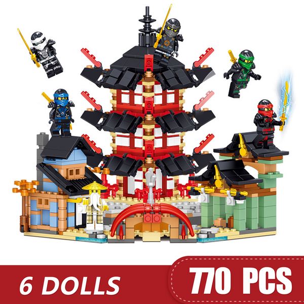 770 ШТ. Небольшие Строительные Блоки Игрушки, Совместимые с Legoe Ниндзя Храм Подарок
770 ШТ. Небольшие Строительные Блоки Игрушки, Совместимые с Legoe Ниндзя Храм Подарок