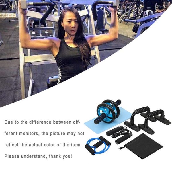 five in one fitness equipment neutral steel + pu + tpe ab roller push up rope skipping spring exerciser
five in one fitness equipment neutral steel + pu + tpe ab roller push up rope skipping spring exerciser