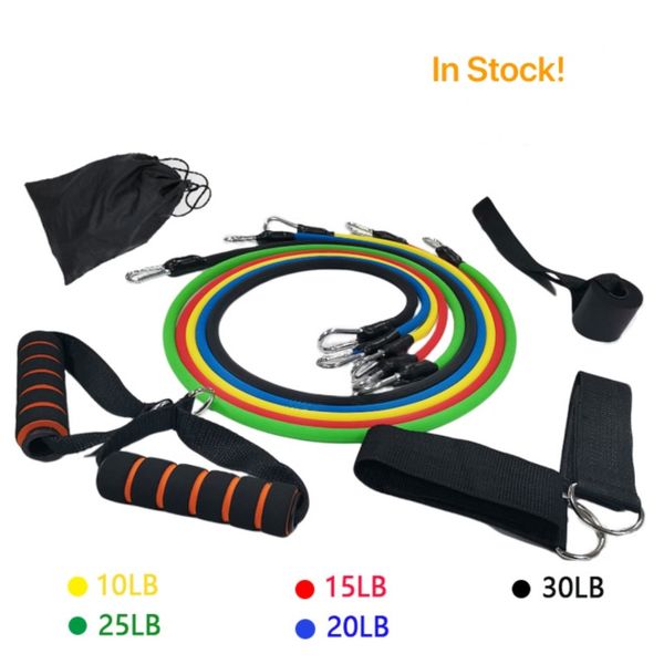 super strong tpr 11pcs/set pull rope fitness exercises resistance bands tubes pedal excerciser body training workout elastic yoga band
super strong tpr 11pcs/set pull rope fitness exercises resistance bands tubes pedal excerciser body training workout elastic yoga band