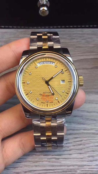 men's 18k gold 41mm high-grade full automatic mechanical watch with diamond, luminous double calendar fashion full automatic mechanical, Slivery;brown
men's 18k gold 41mm high-grade full automatic mechanical watch with diamond, luminous double calendar fashion full automatic mechanical, Slivery;brown