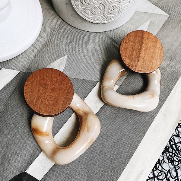 aensoa fashion big resin drop earrings for women 2019 new acetic acid large korea square earrings trendy wood geometric jewelry, Silver
aensoa fashion big resin drop earrings for women 2019 new acetic acid large korea square earrings trendy wood geometric jewelry, Silver