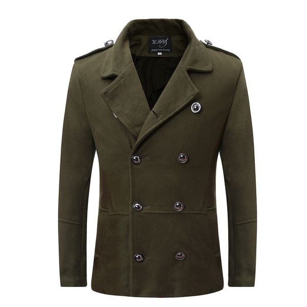 2019 foreign trade in europe and america new winter fashion men's jackets solid color double-breasted lapel slim coat tide 758, Black;brown
2019 foreign trade in europe and america new winter fashion men's jackets solid color double-breasted lapel slim coat tide 758, Black;brown