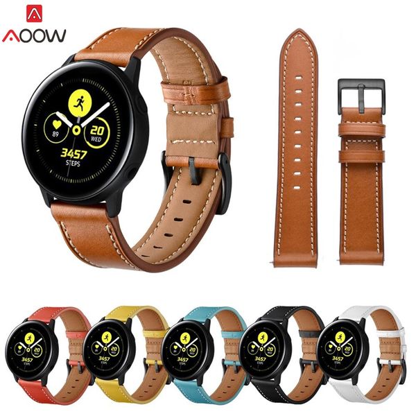aoow fashion genuine leather watchband for samsung galaxy watch active 42mm gear s2 classic bracelet strap for amazfit garmin, Black;brown
aoow fashion genuine leather watchband for samsung galaxy watch active 42mm gear s2 classic bracelet strap for amazfit garmin, Black;brown