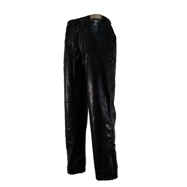changniu fashion men leather pants black solid pu leather pants with pocket shiny spring autumn for male elastic
changniu fashion men leather pants black solid pu leather pants with pocket shiny spring autumn for male elastic