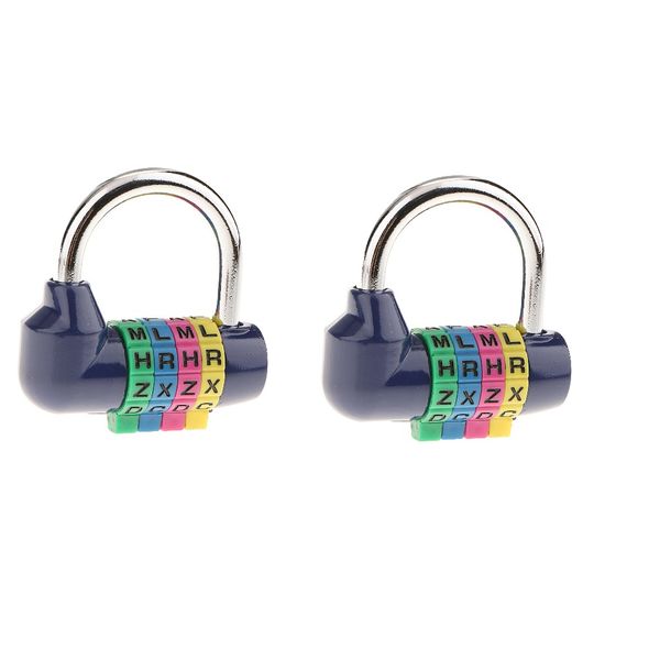 tsa luggage locks (2 pack) - 4 digit combination steel padlocks - approved travel lock for suitcases & baggage - blue
tsa luggage locks (2 pack) - 4 digit combination steel padlocks - approved travel lock for suitcases & baggage - blue