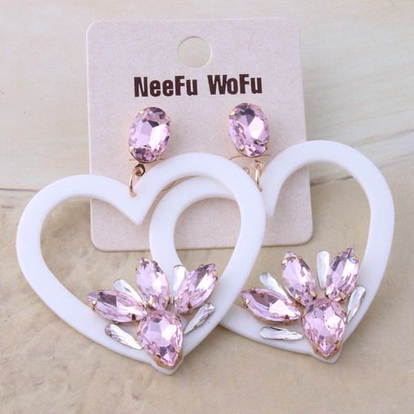 neefu wofu resin earring heart big earrings glass earrings brinco ear oorbellen christmas yewelry factory direct sales, Silver
neefu wofu resin earring heart big earrings glass earrings brinco ear oorbellen christmas yewelry factory direct sales, Silver