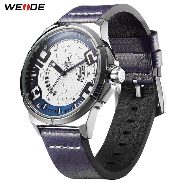 weide leather men analog quartz sport wrist watch casual genuine watch fashion casual water resistant clock blue hour, Slivery;brown
weide leather men analog quartz sport wrist watch casual genuine watch fashion casual water resistant clock blue hour, Slivery;brown