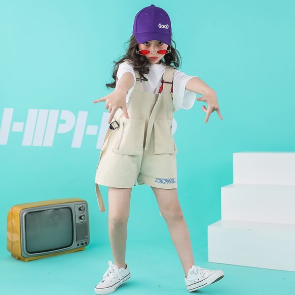 kid hip hop clothing oversized loose t shirt overall shorts rompers for girl boy jazz dance costume wear ballroom clothes, Black;red
kid hip hop clothing oversized loose t shirt overall shorts rompers for girl boy jazz dance costume wear ballroom clothes, Black;red